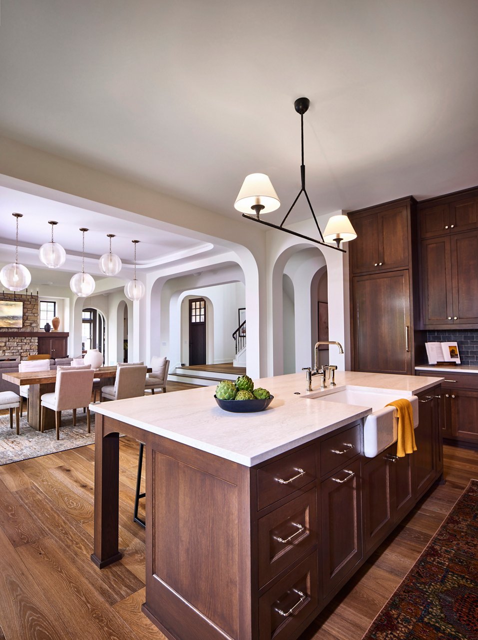 ironsbridge matte quartz kitchen island