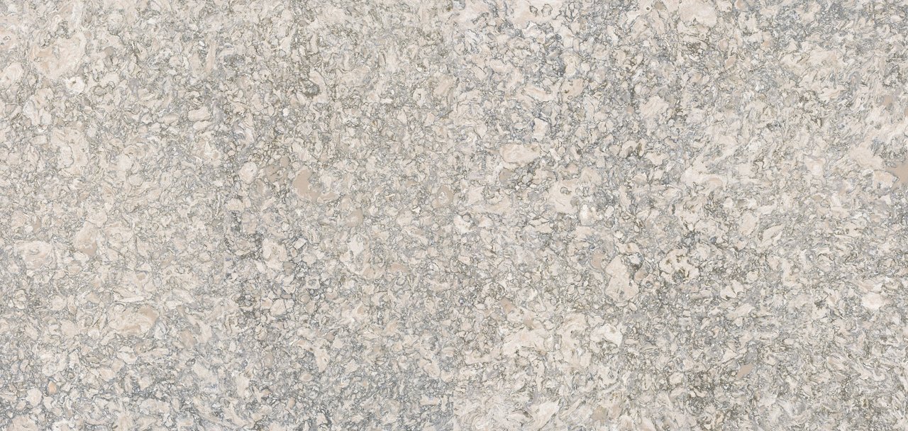 Slab view of Cambria Berwyn™ quartz countertop design