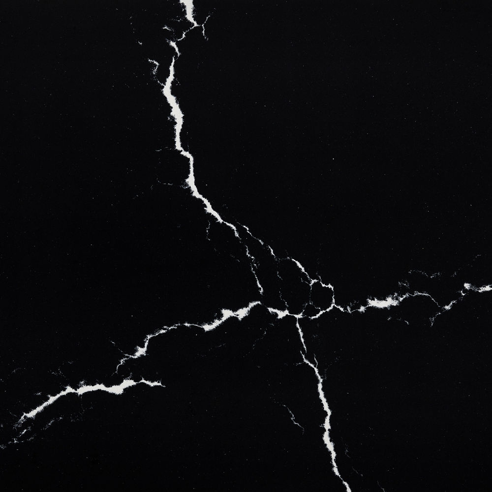 Detailed view of Cambria Blackbrook™ quartz countertop design