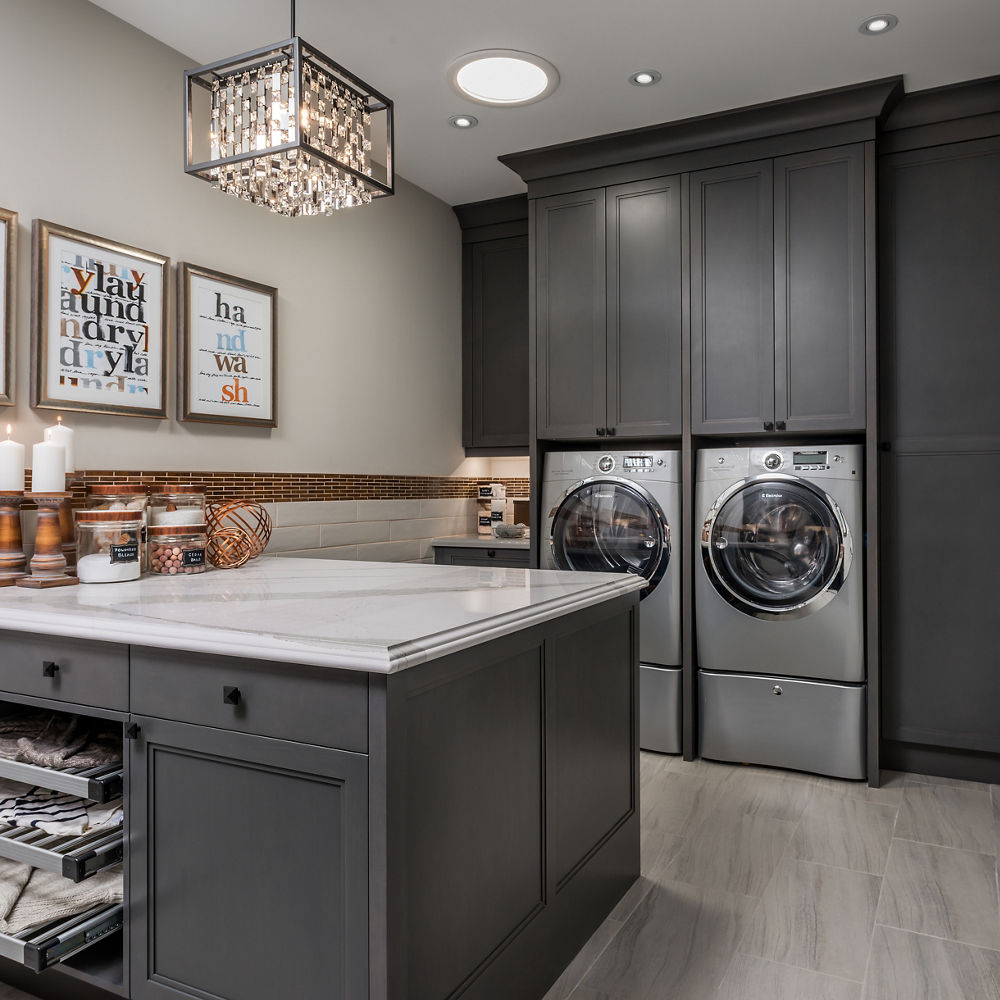 6 Laundry Room Countertop Ideas from Lavish to LowKey