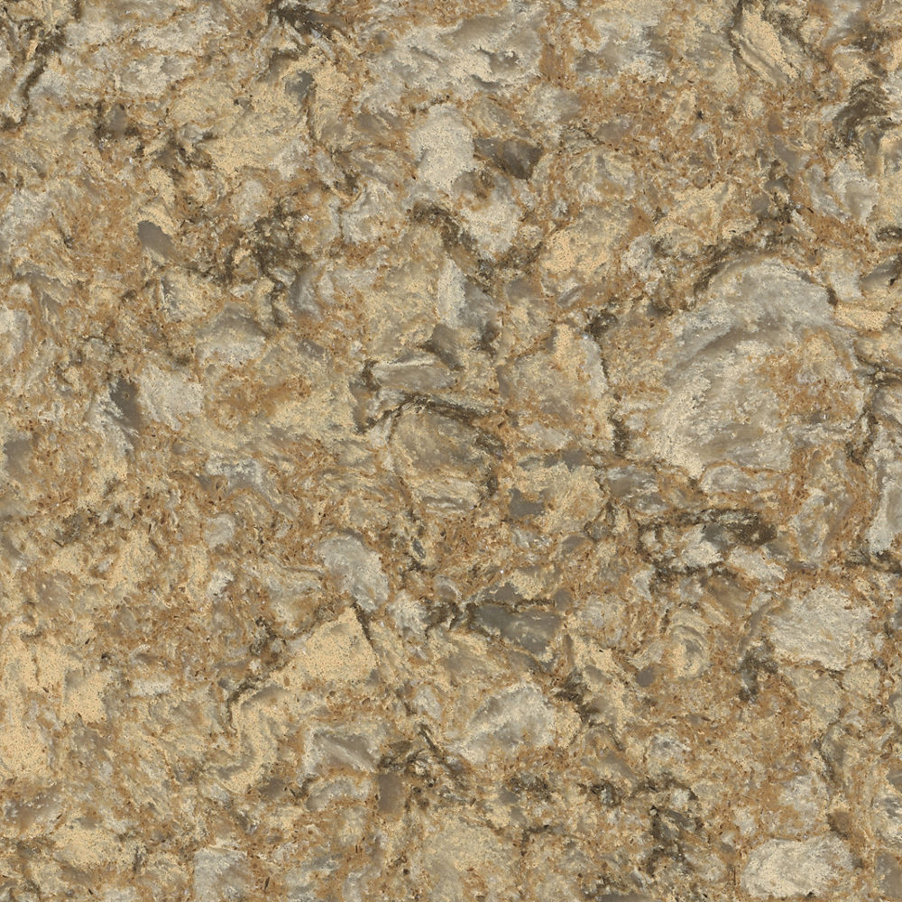 Detailed view of Cambria Buckingham™ quartz countertop design