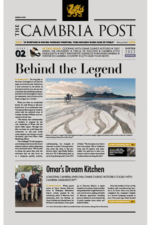 Front page of issue 2 of the Cambria Post