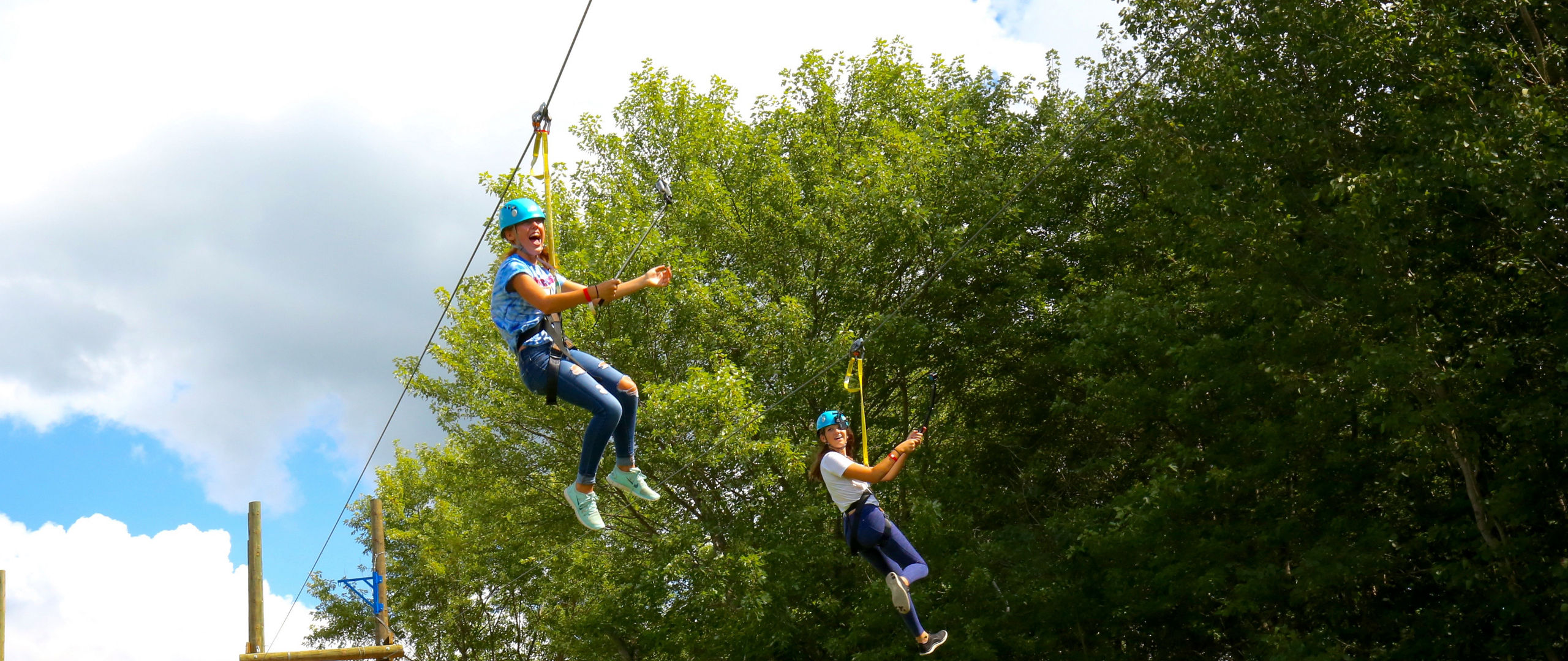 camp cambria zip line