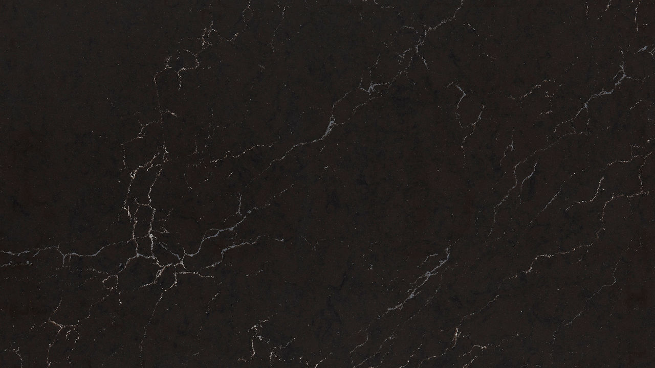 Detailed view of Cambria Charlestown quartz countertop