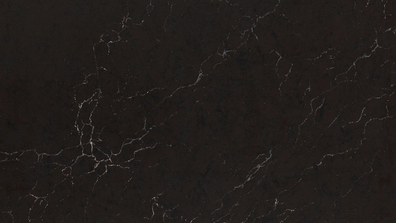 Detailed view of Cambria Charlestown quartz countertop