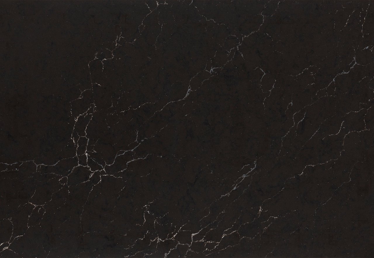 Detailed view of Cambria Charlestown quartz countertop