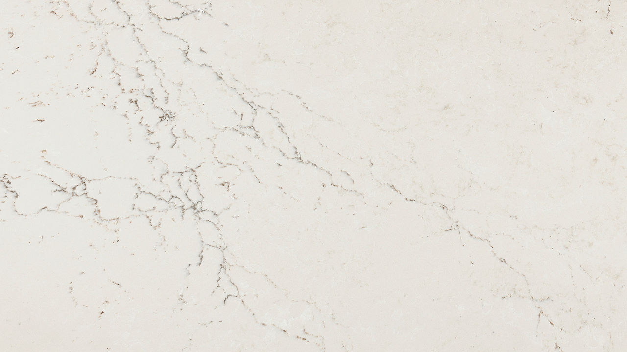 Detailed view of Cambria Colton™ quartz countertop design