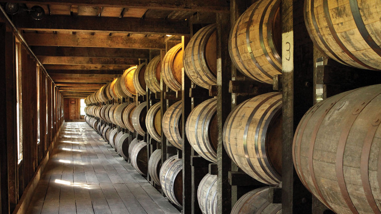 A whiskey distillery.