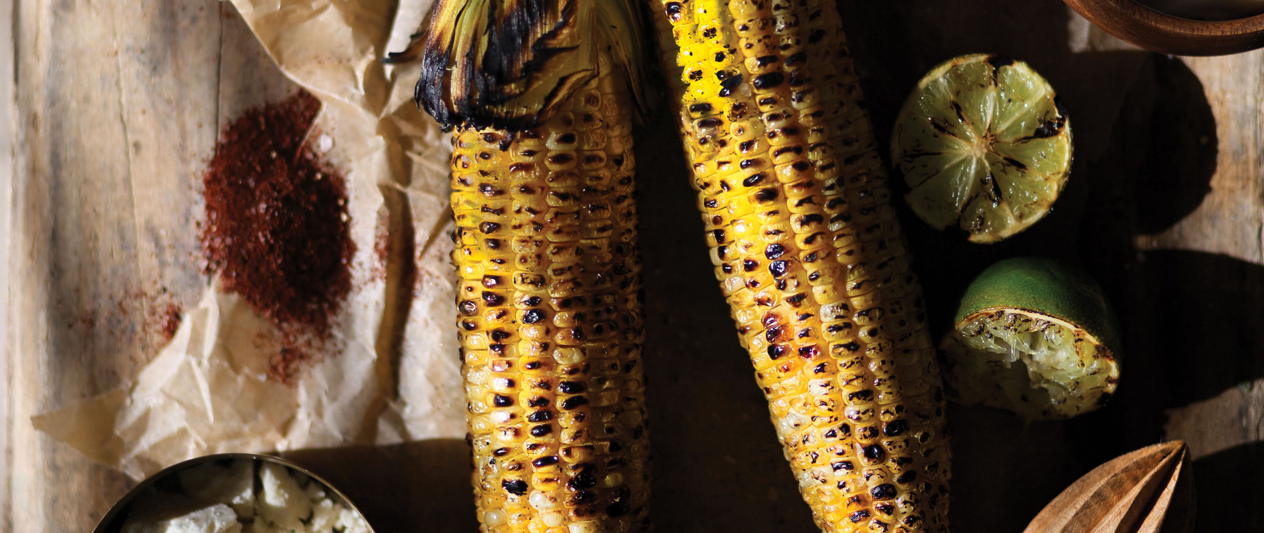 Grilled corn