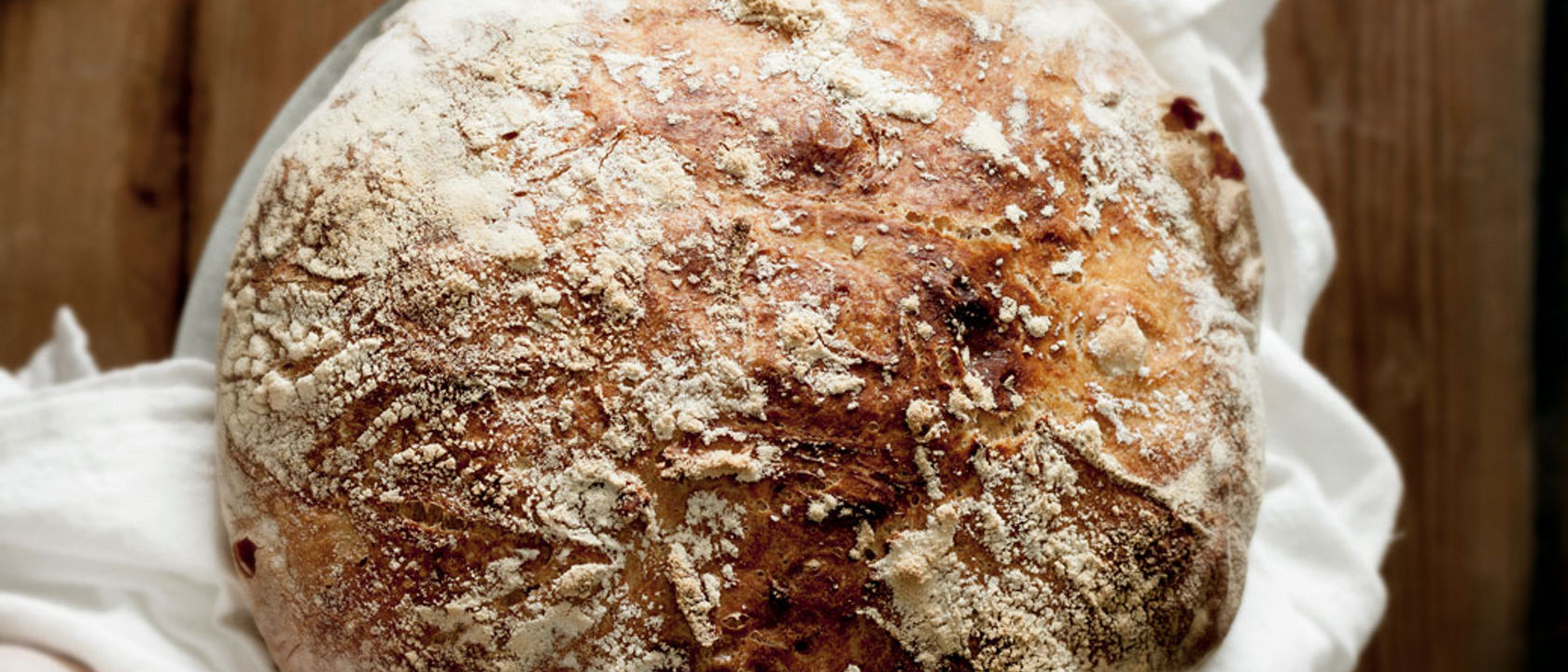 a loaf of artisan bread