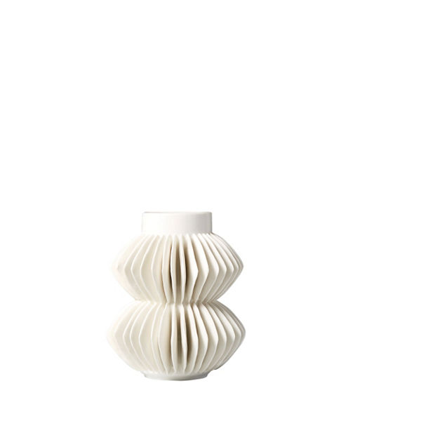 Celia white porcelain vase