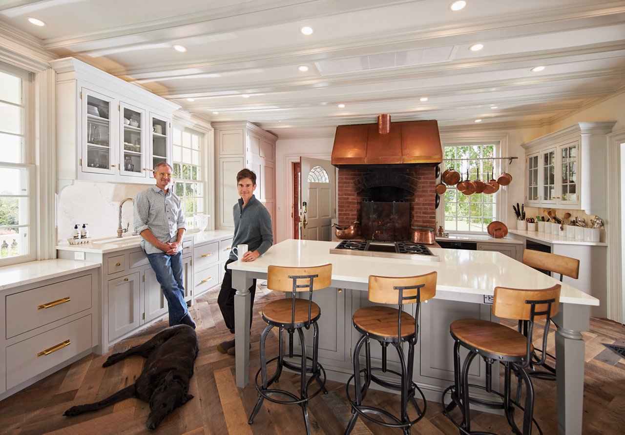 a traditional kitchen from the Beekman mansion.
