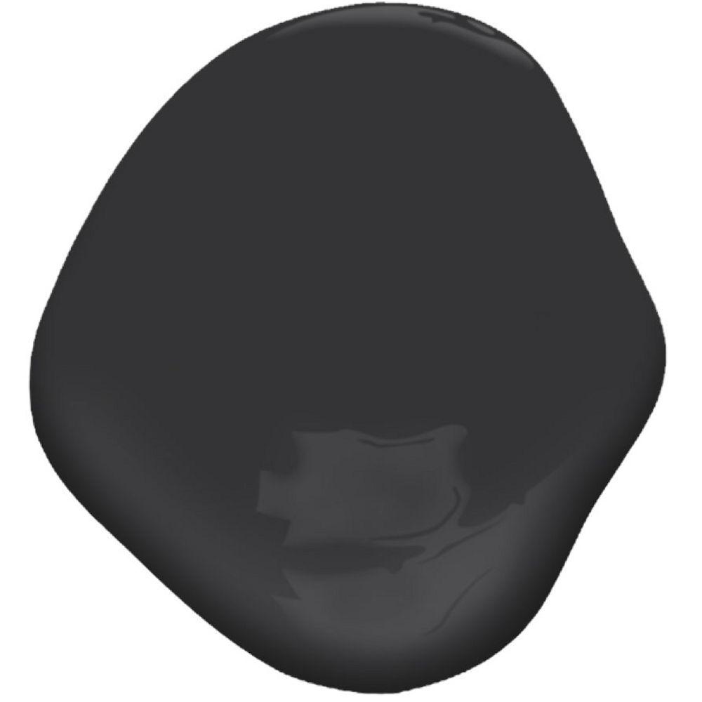 Benjamin Moore Jet Black paint color