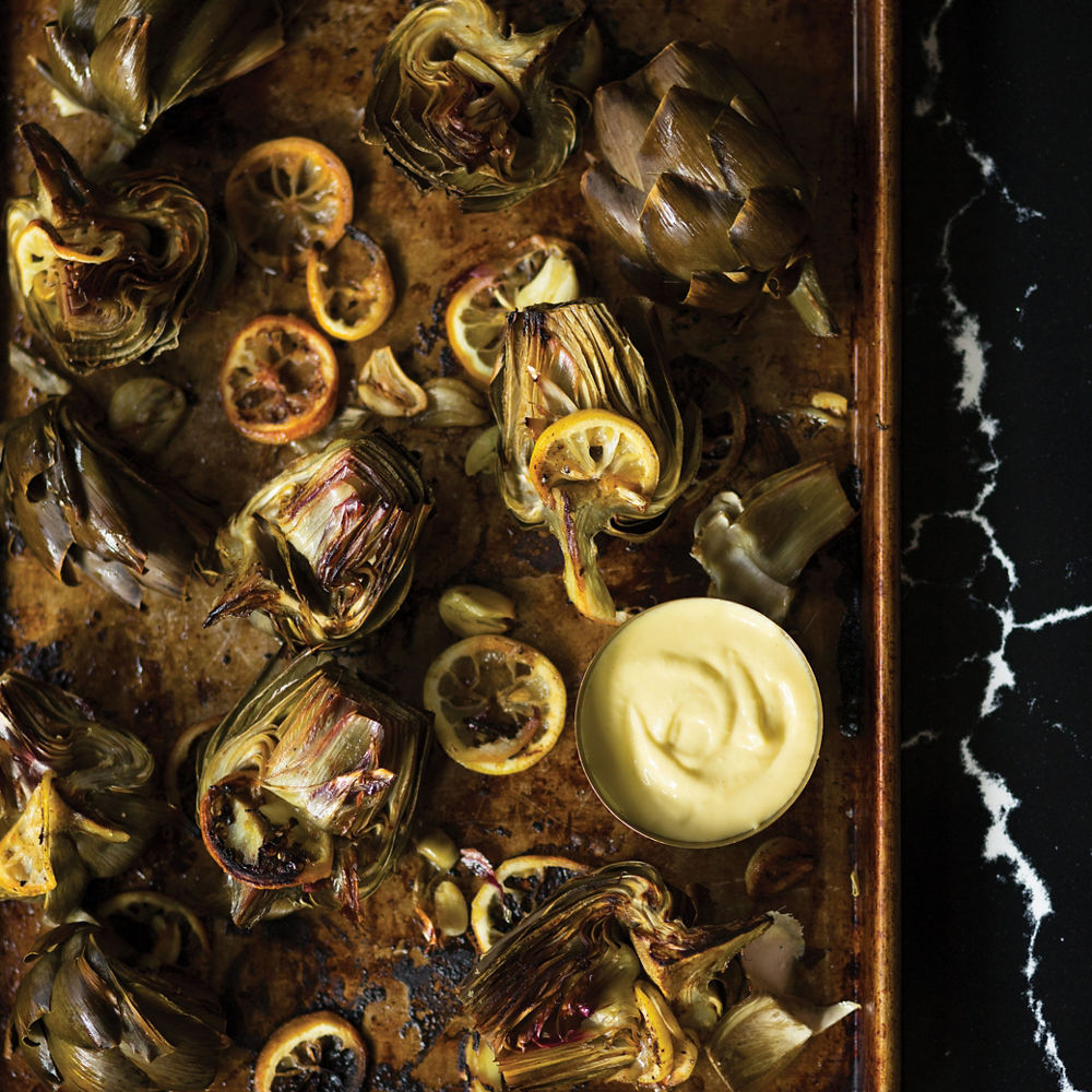 Roasted artichoke on Blackbrook