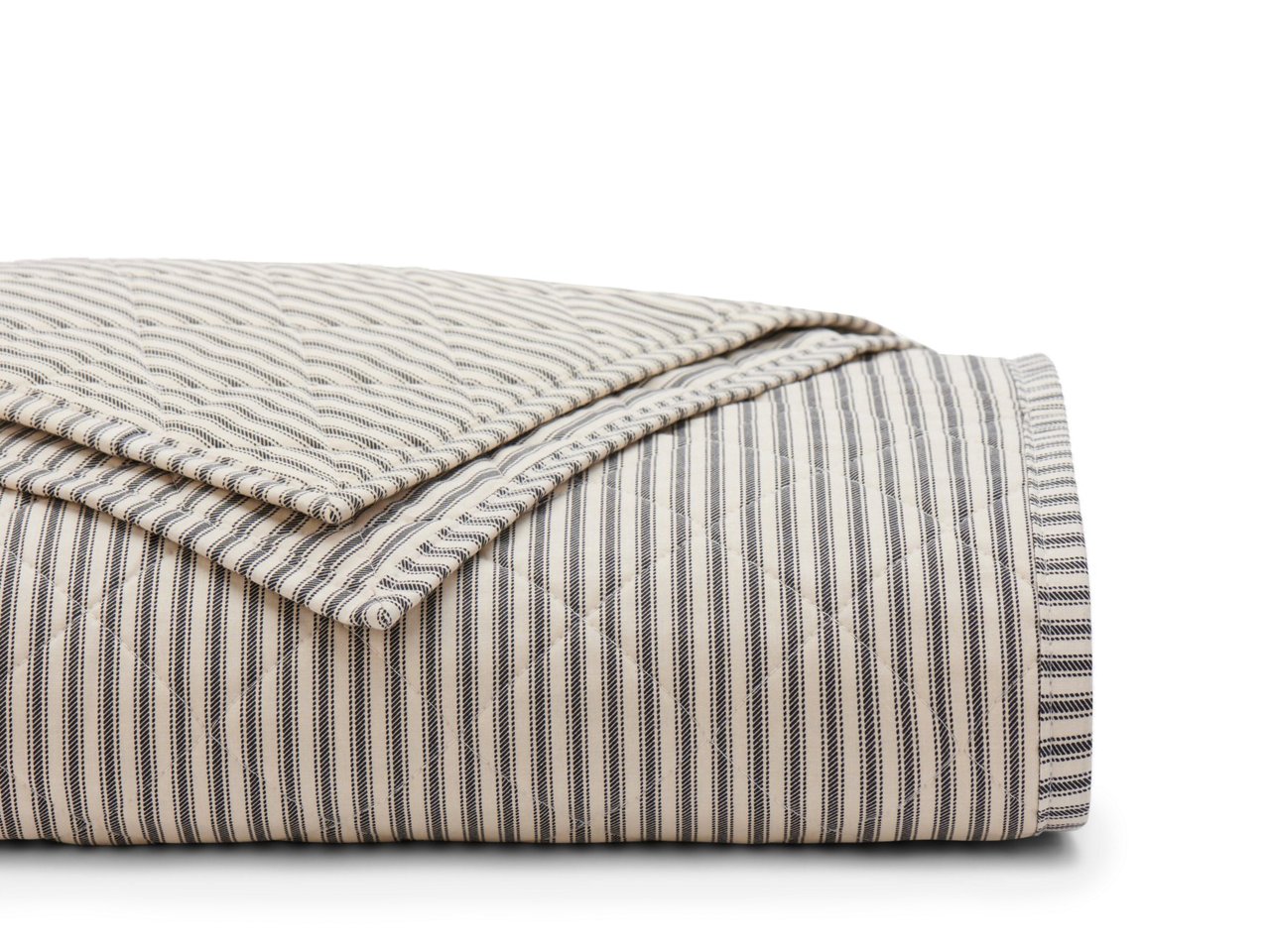 Red Land Cotton's Ticking Stripe Classic Quilt