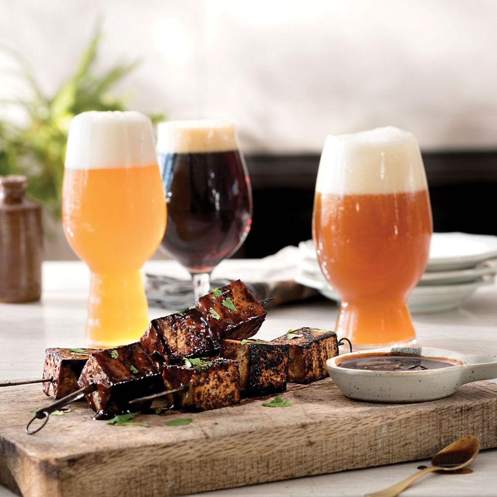 Beer and tofu on Delgatie