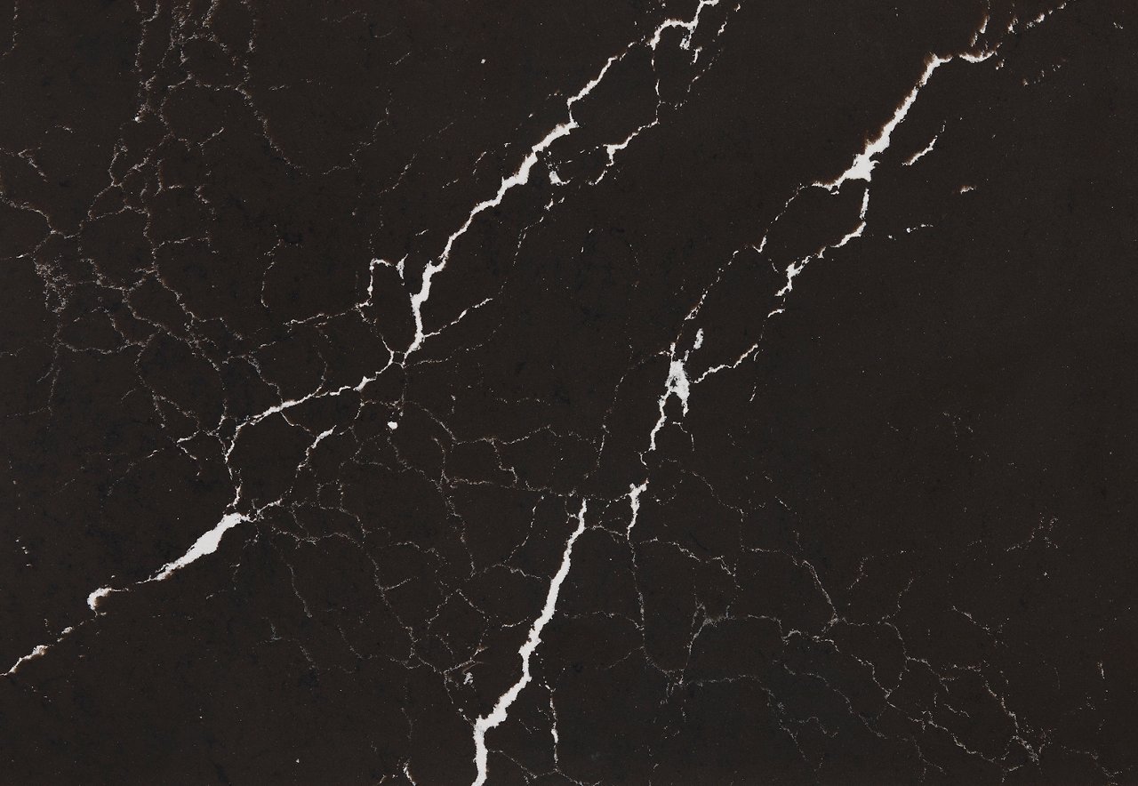 Detailed view of Cambria Delamere quartz countertop design