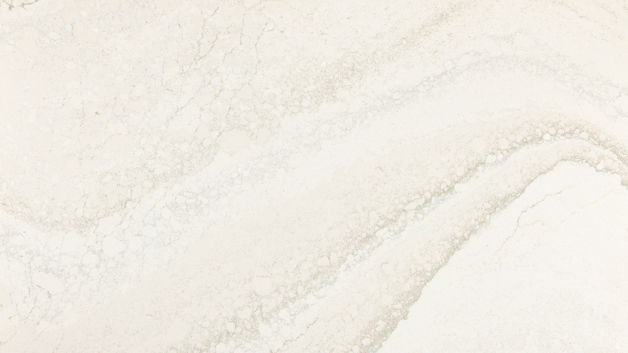 Detailed view of Cambria Everleigh™ quartz countertop design