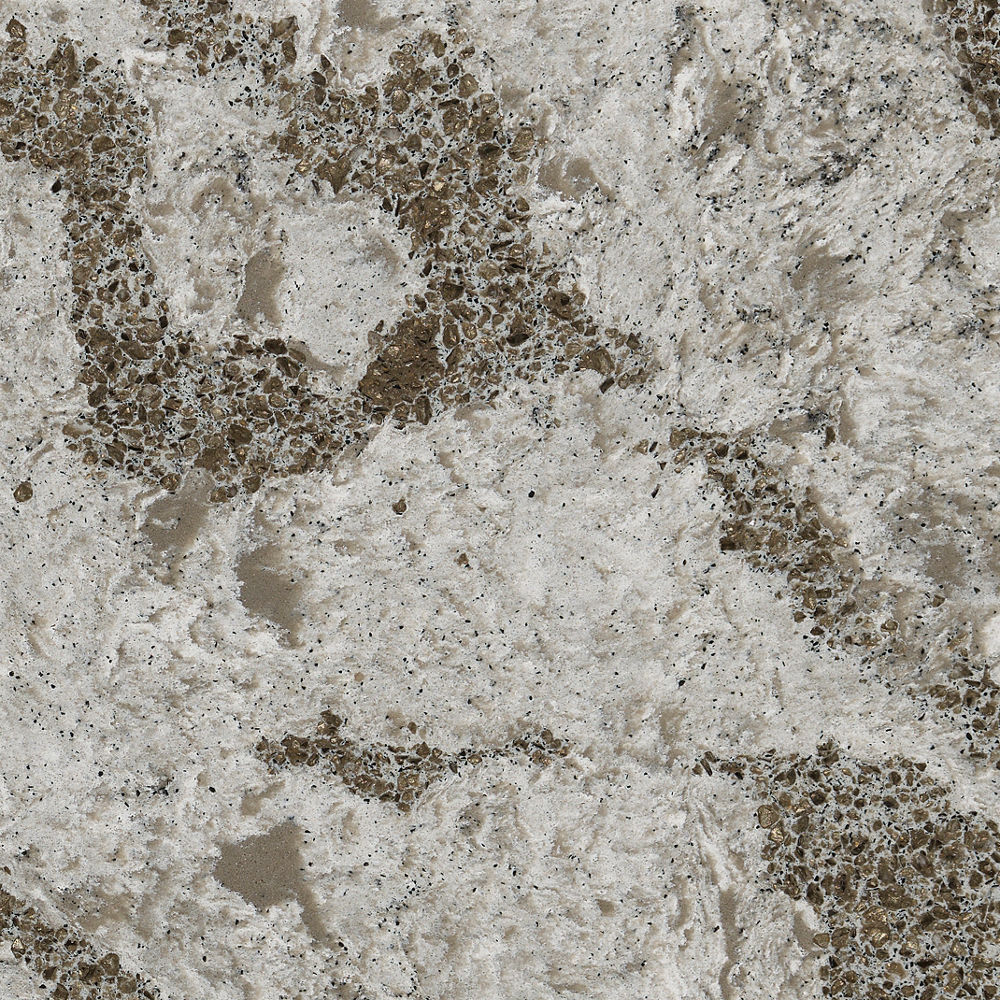 Detailed view of Cambria Galloway quartz countertop