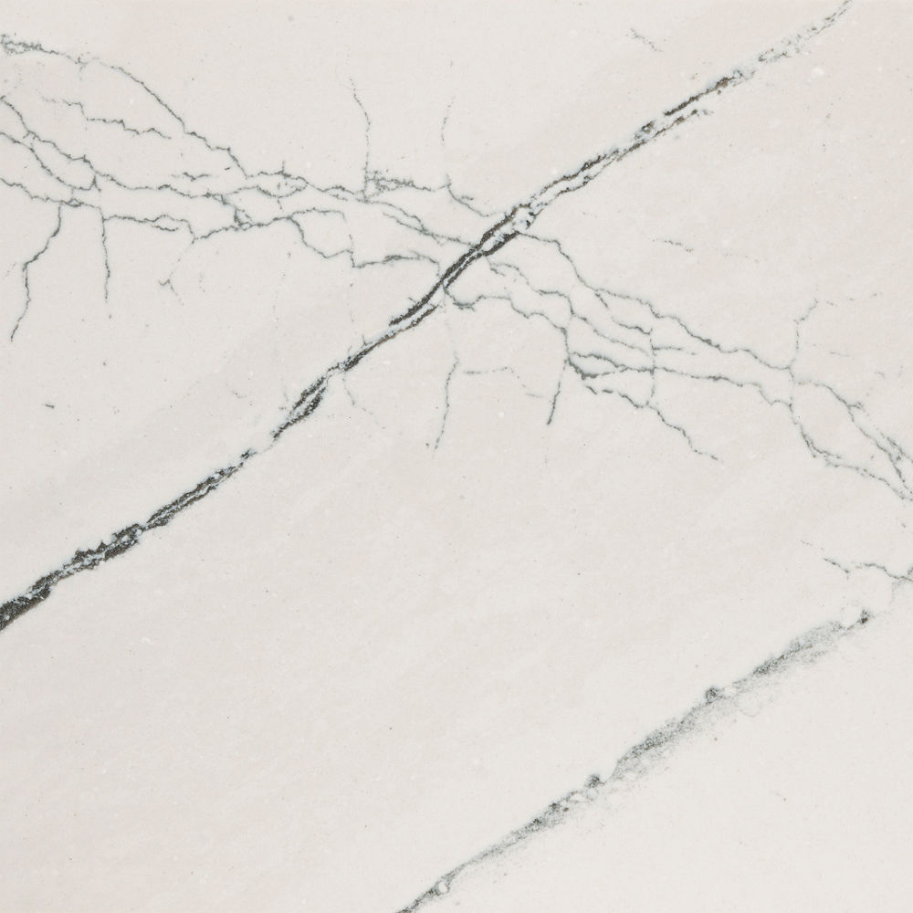 Detailed view of Cambria Gladstone™ quartz countertop design