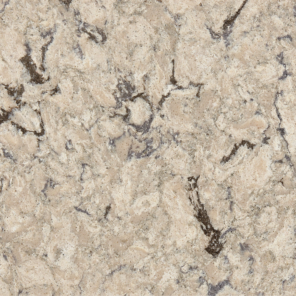 Detailed view of Cambria Halewood quartz countertop