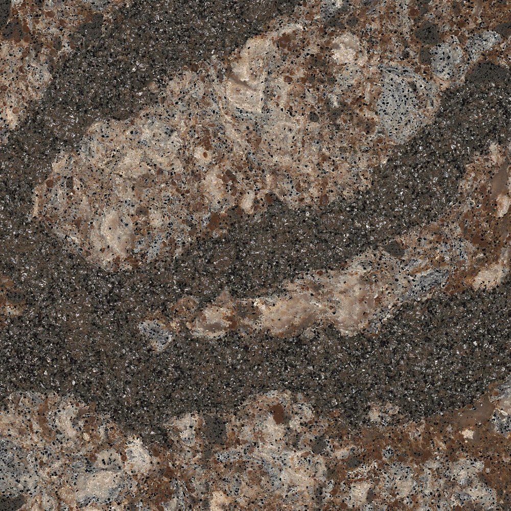 Detailed view of Cambria Harlech quartz countertop design