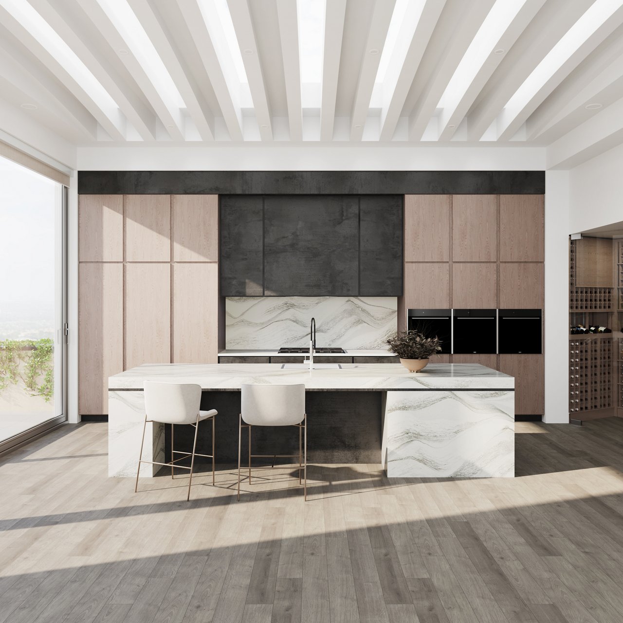 Harlow quartz kitchen