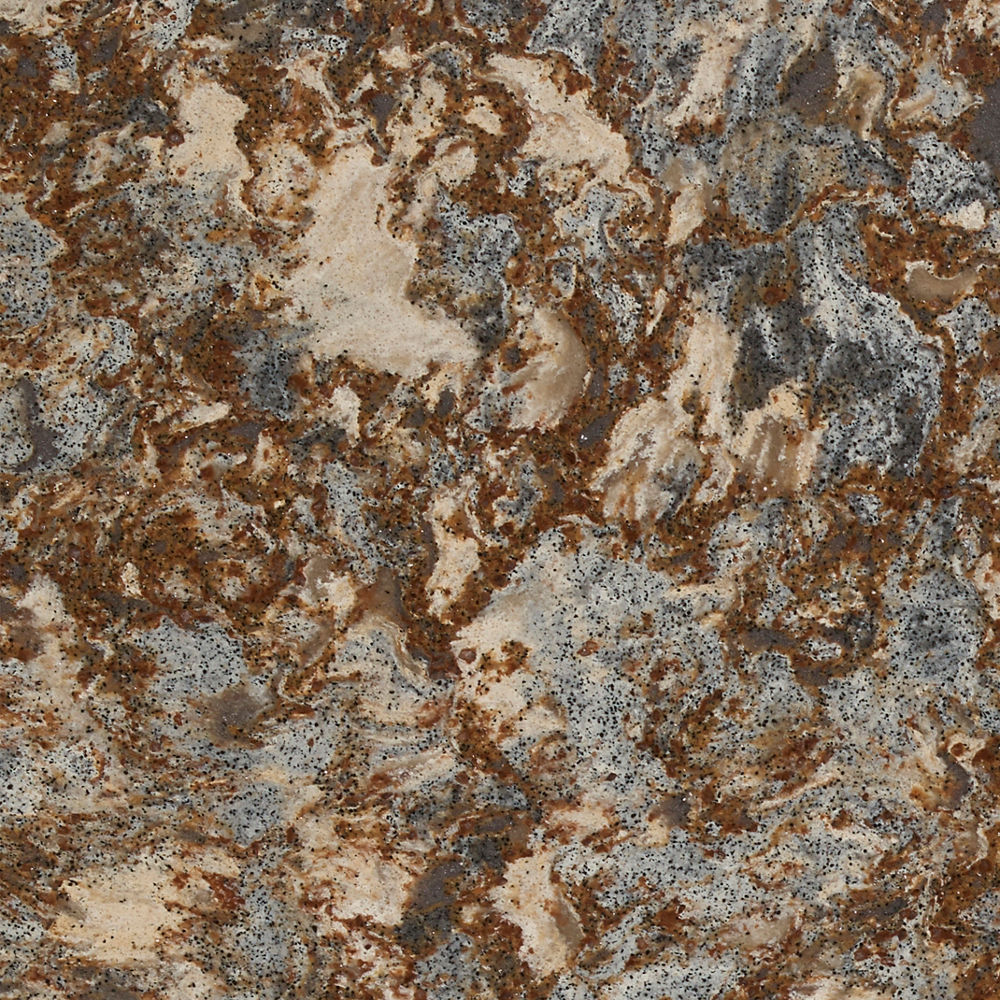 Detailed view of Cambria Havergate quartz countertop design