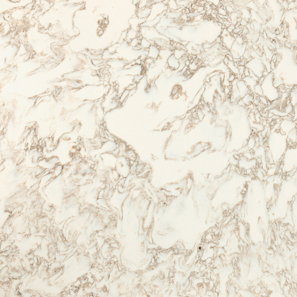 Detailed view of Cambria Hermitage™ quartz countertop design