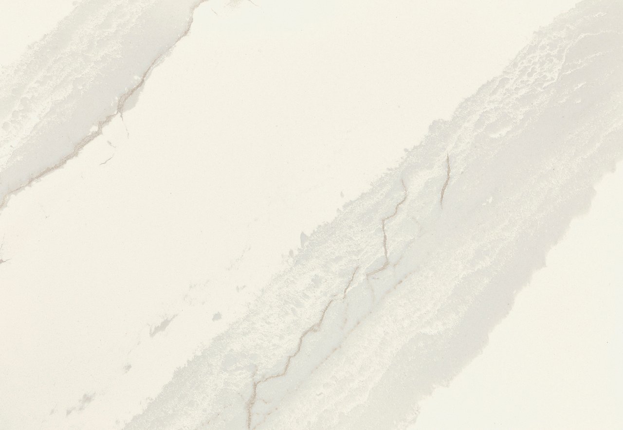 Detailed view of Cambria Inverness Swansea™ quartz countertop design