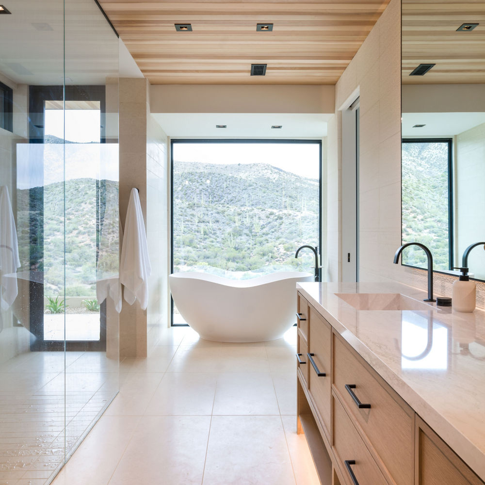 Ironsbridge Quartz Bathroom Countertops.