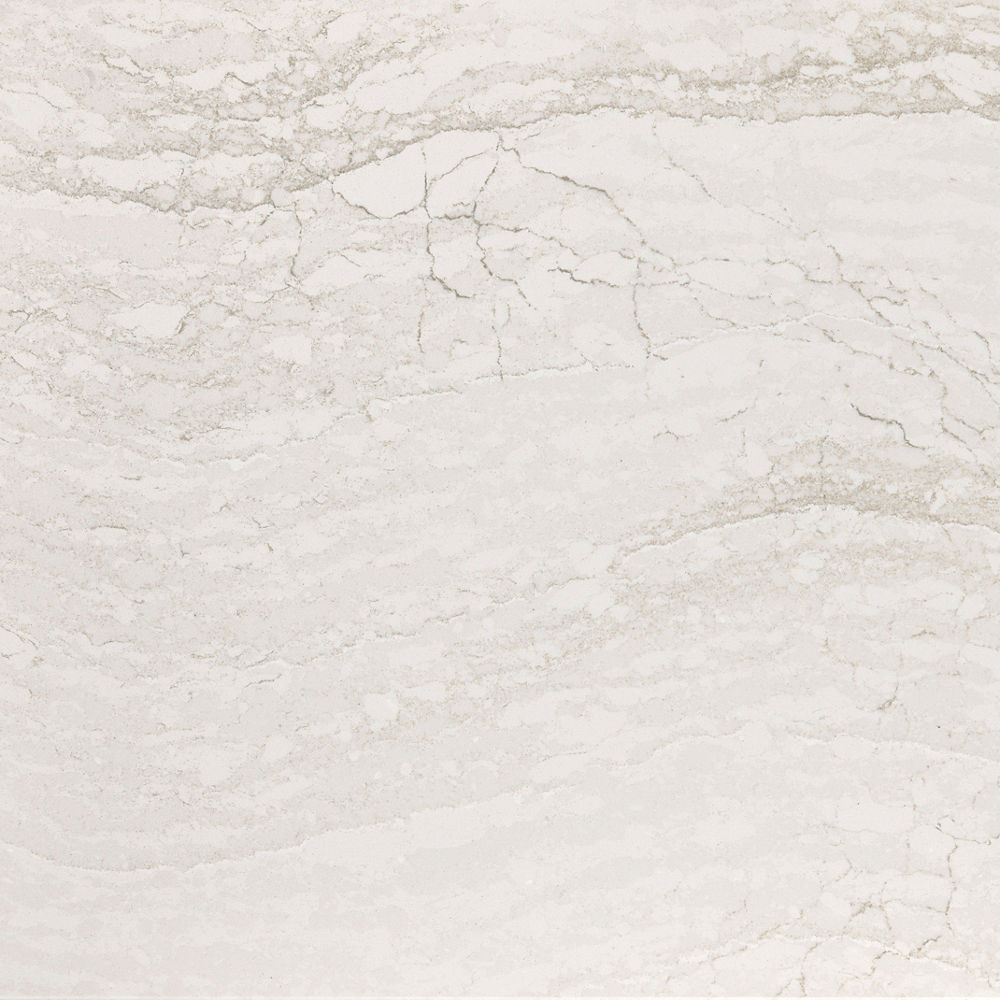 Detailed view of Cambria Ironsbridge™ quartz countertop design