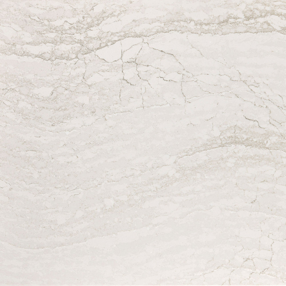 Detailed view of Cambria Ironsbridge™ quartz countertop design
