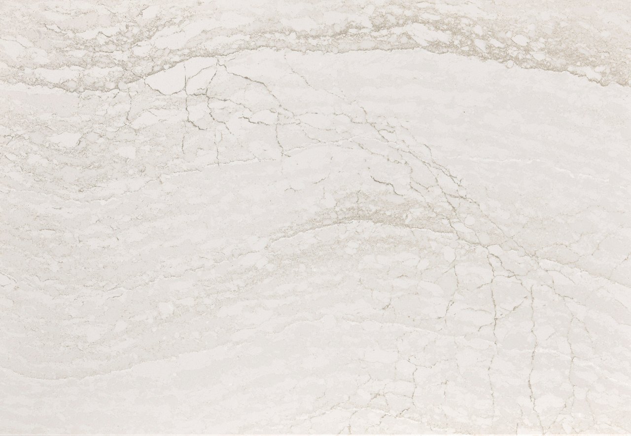 Detailed view of Cambria Ironsbridge™ quartz countertop design