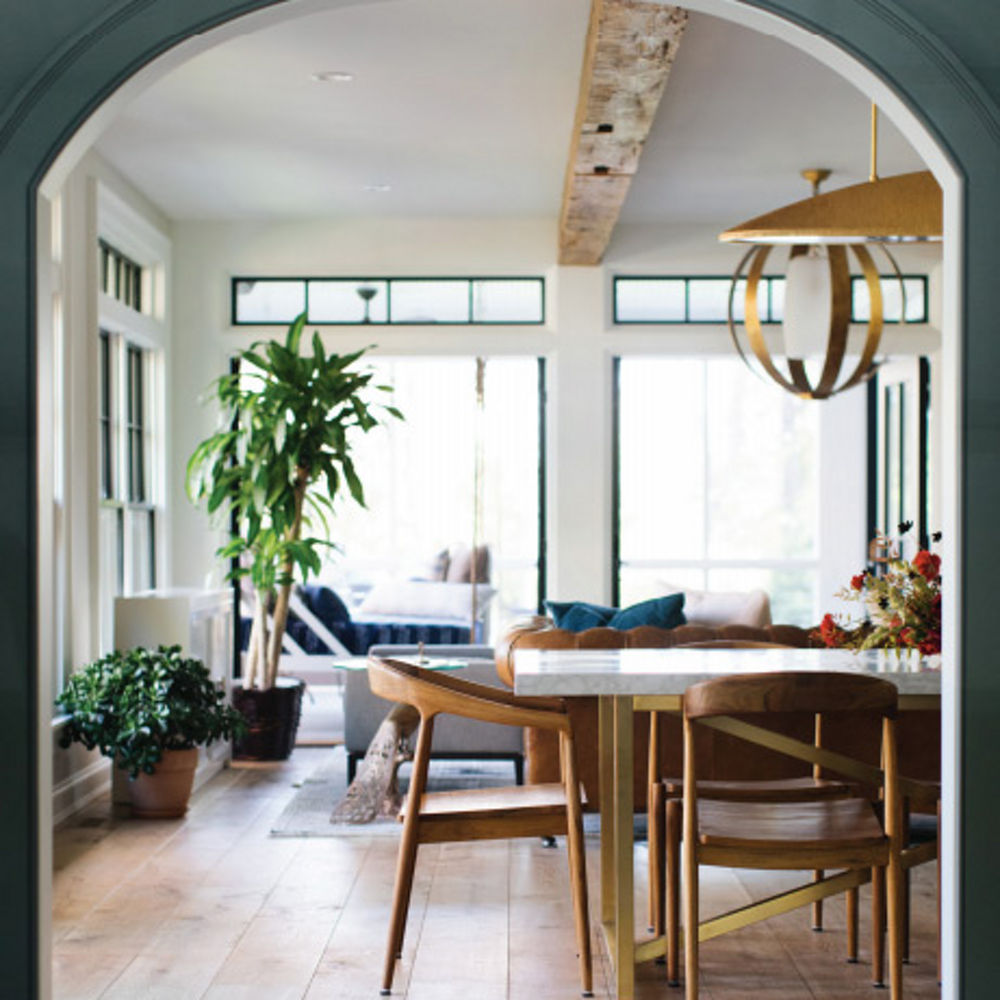 Dining room designed by Jean Stoffer