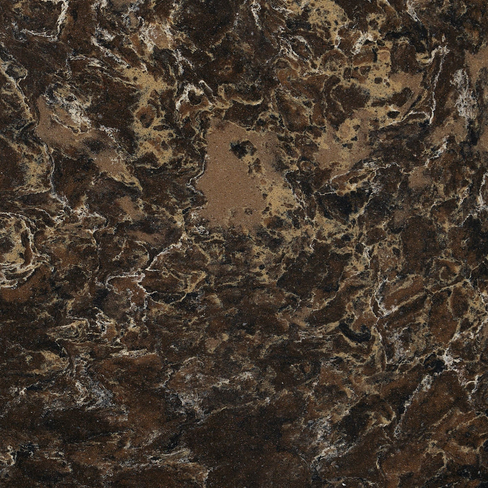 Detailed view of Cambria Laneshaw™ quartz countertop design