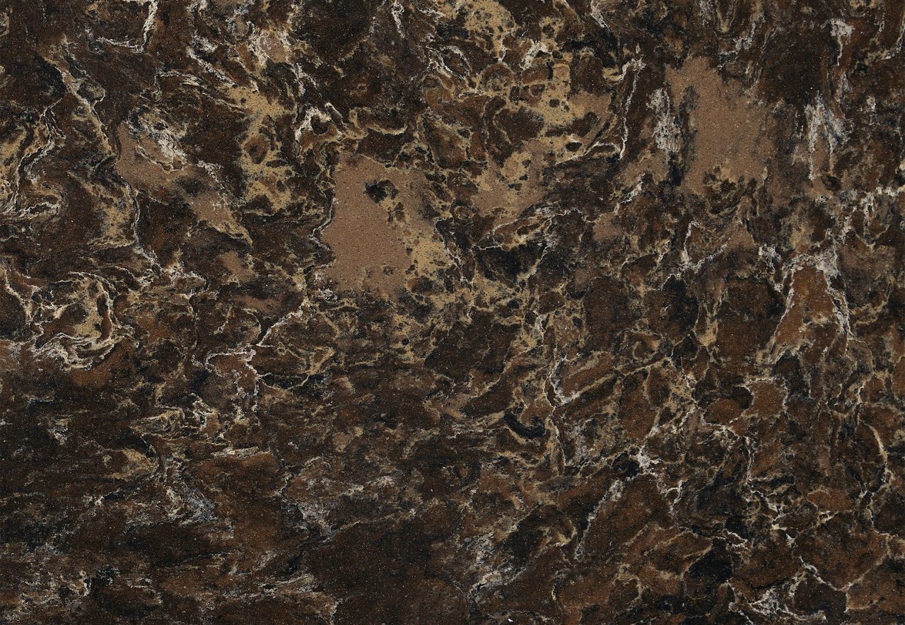 Detailed view of Cambria Laneshaw™ quartz countertop design