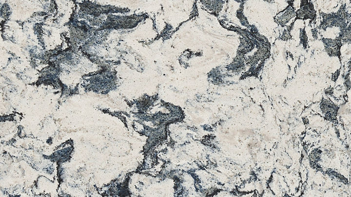 Detailed sample of Cambria Mayfair quartz