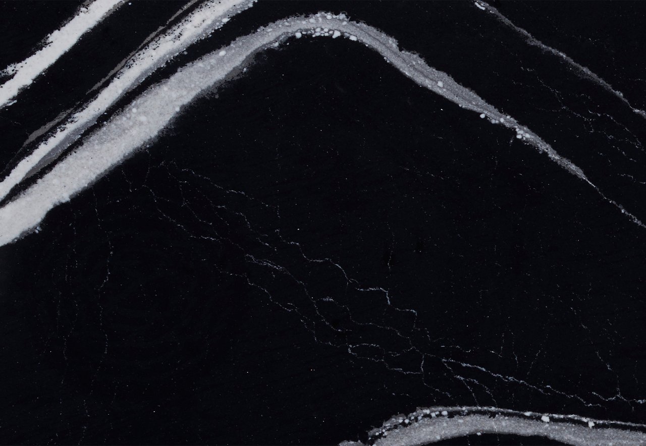 Detailed view of Cambria Mersey quartz countertop