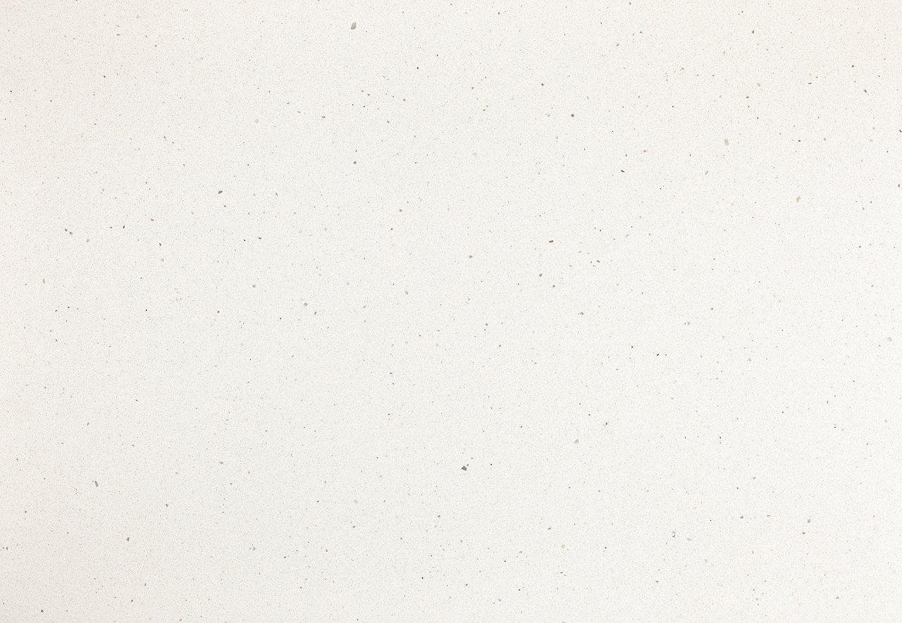Detailed view of Cambria Minnesota Snow™ quartz countertop design