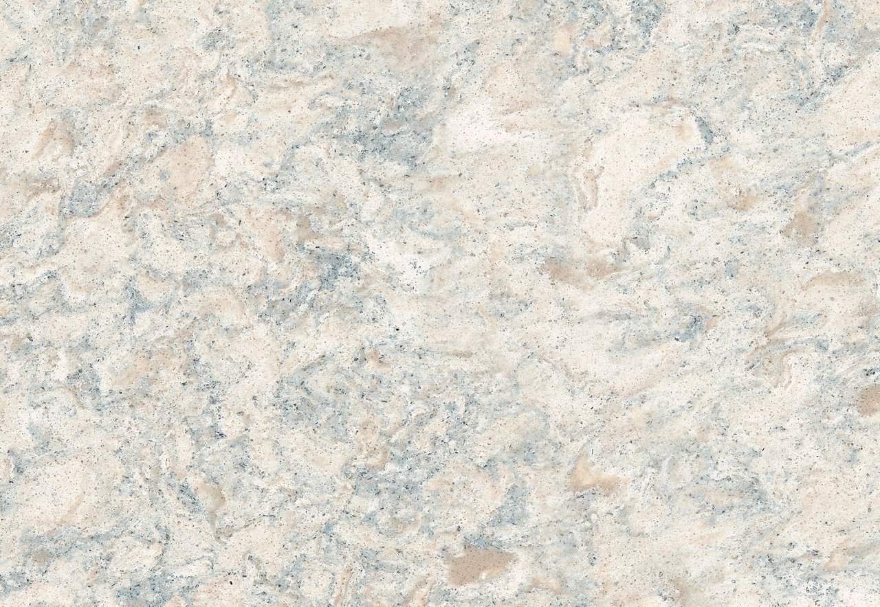 Detailed view of Cambria Montgomery quartz countertop