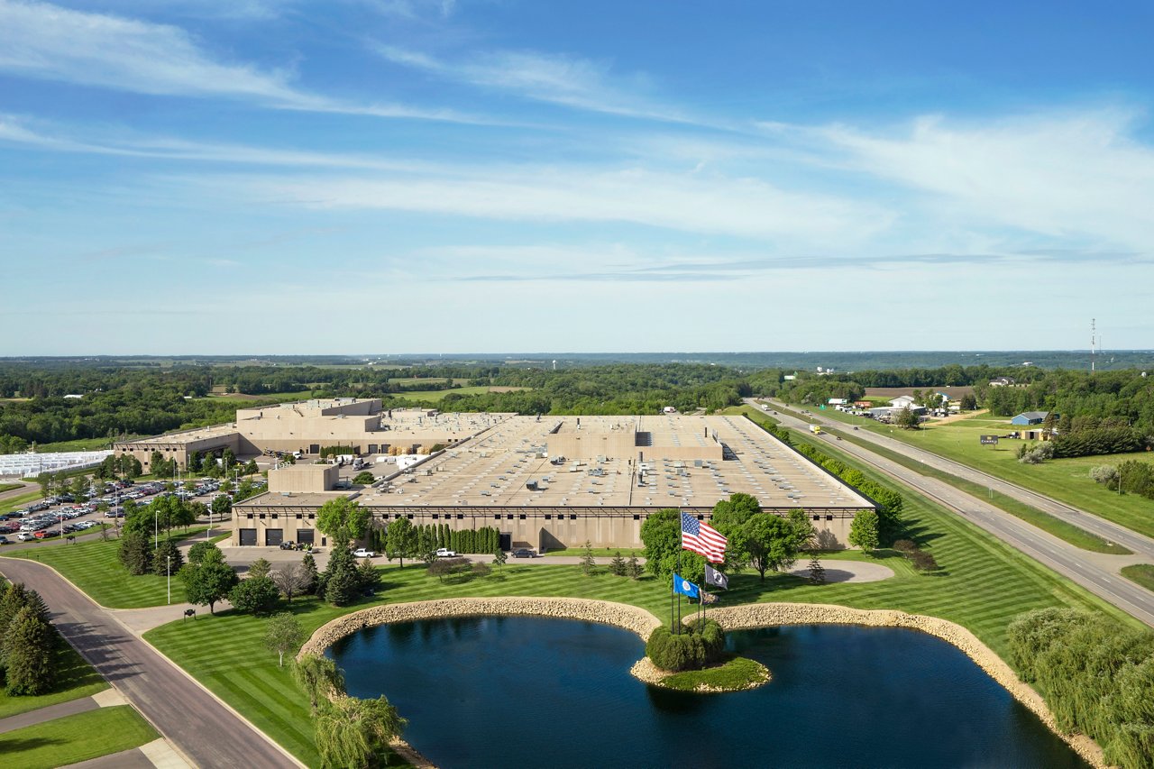 Areal image of Cambria production plant