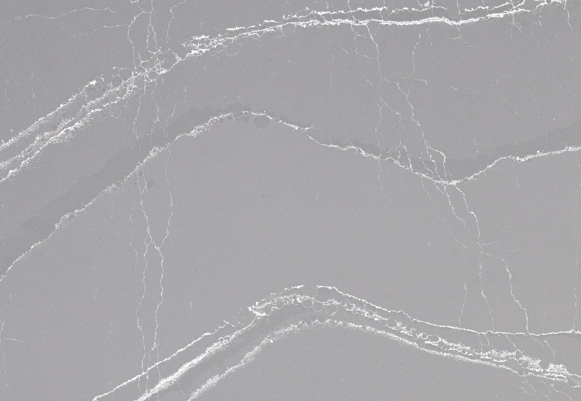 Queen Anne Quartz Countertop in polished finish, 132" x 65.5", luxurious natural quartz material