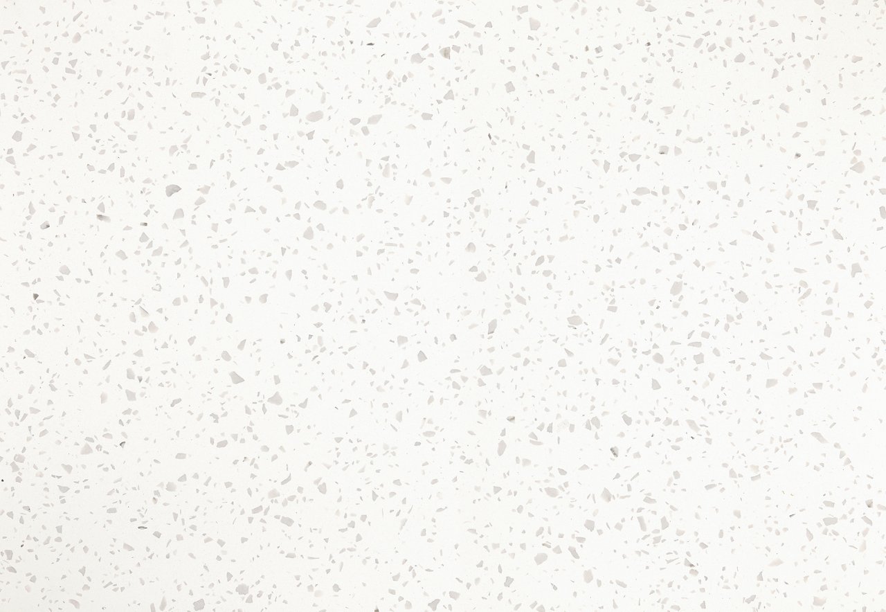 Detailed view of Cambria Salt Lake™ quartz countertop design