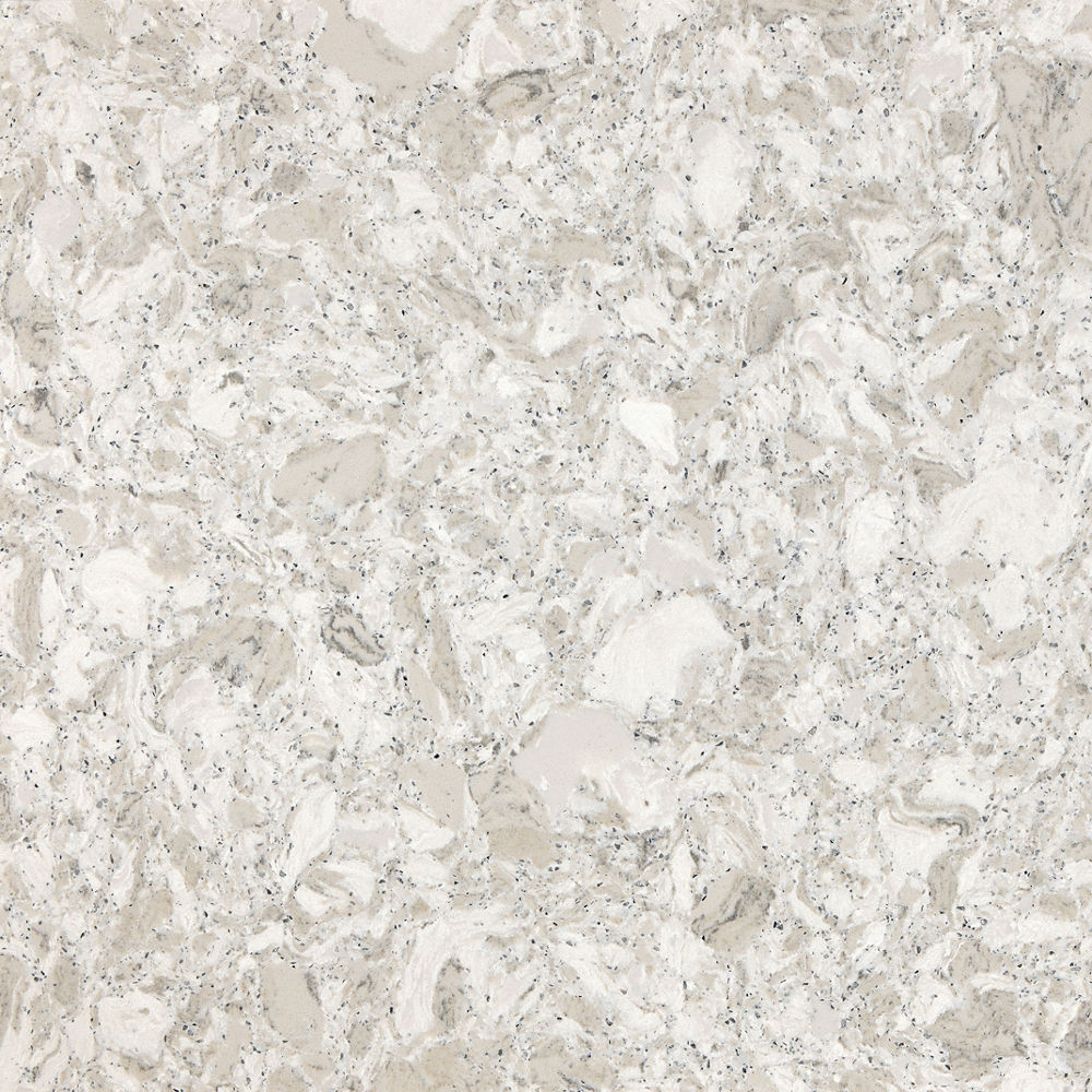Detailed view of Cambria Sandgate™ quartz countertop design