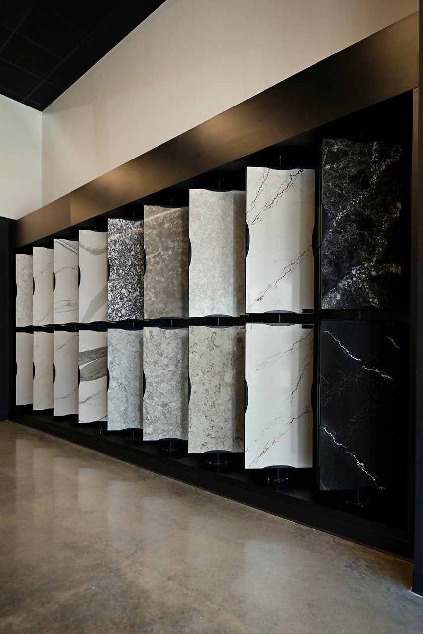 quartz sample wall