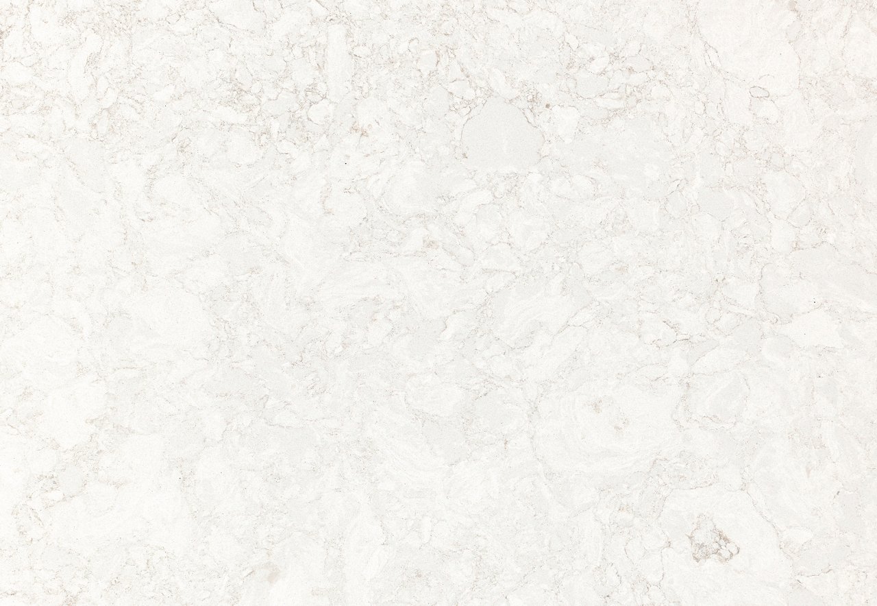 Detailed view of Cambria Seacourt™ quartz countertop design