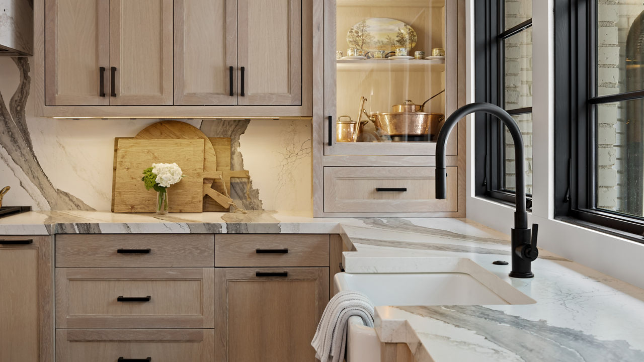 Kitchen featuring Skara Brae countertops