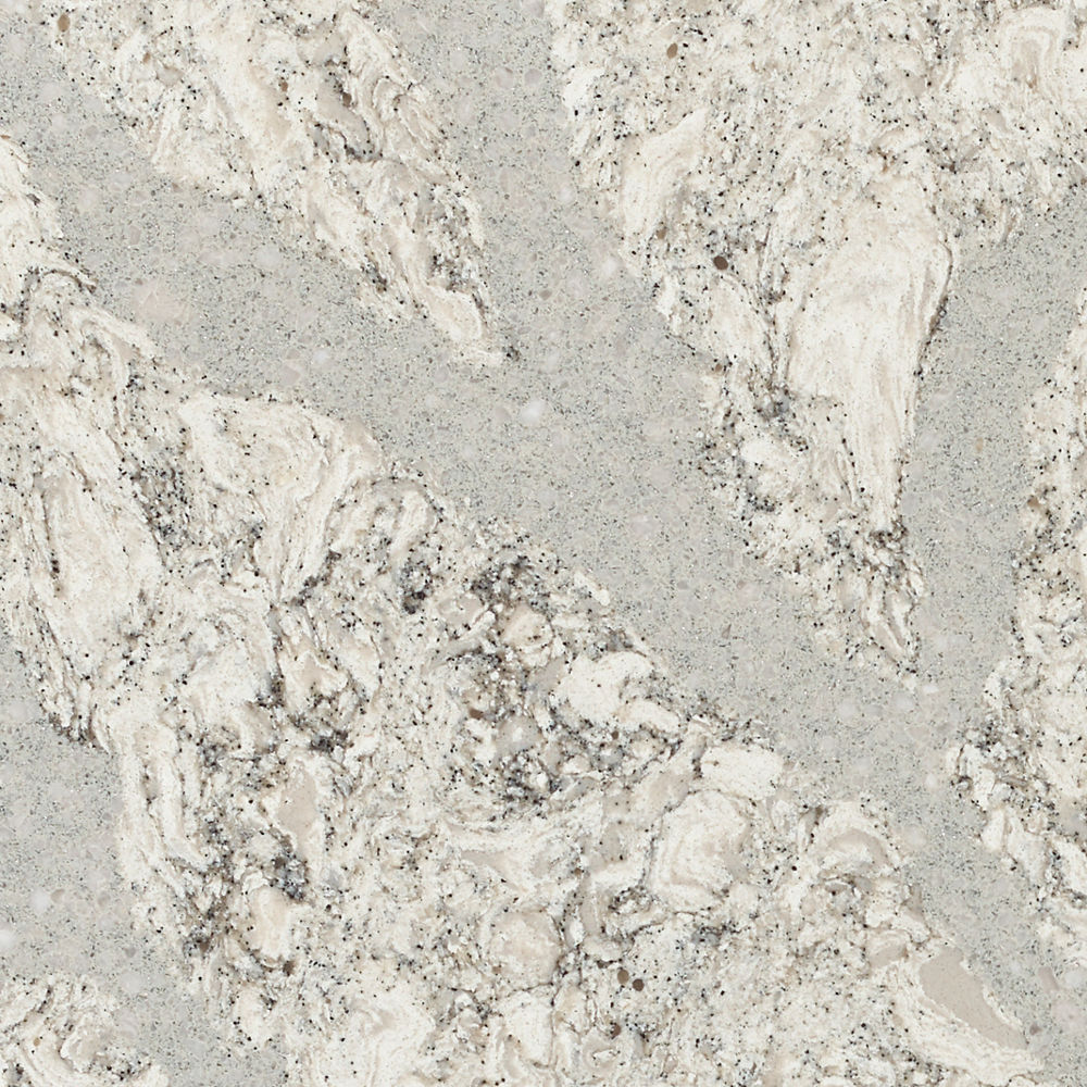 Detailed view of Cambria Summerhill™ quartz countertop design