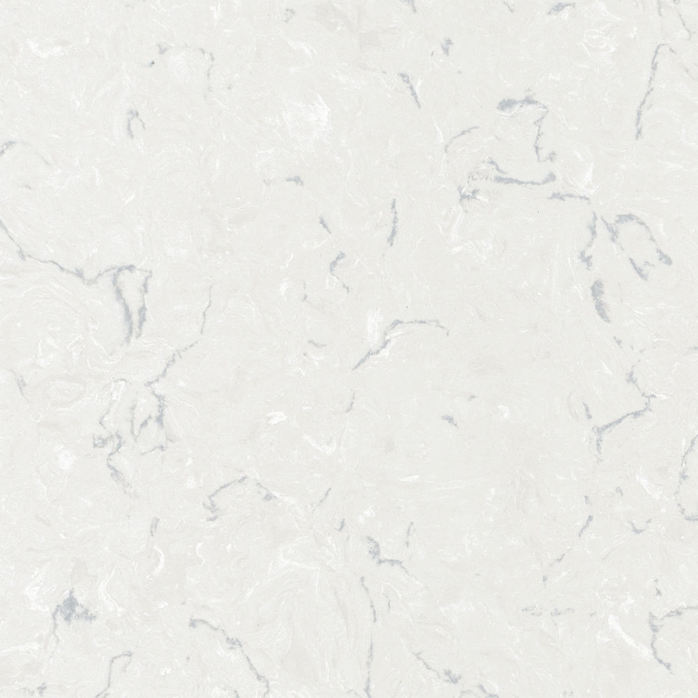 Detailed view of Cambria Swanbridge quartz countertop design.